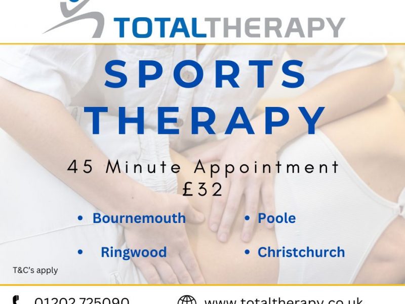 Total Therapy, Bournemouth- 45 Minute Sports Therapy Session