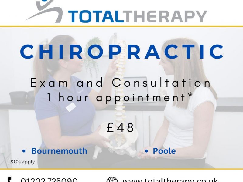 Total Therapy, Bournemouth – Chiropractic Exam and Consultation